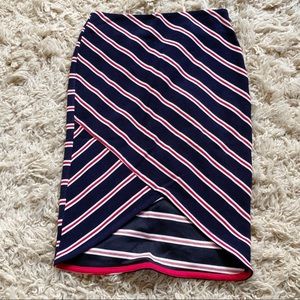 NWOT stripe pencil skirt